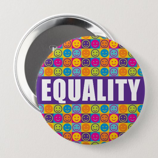 EQUALITY Diversity Human Rights Button (Voorkant /achterkant)