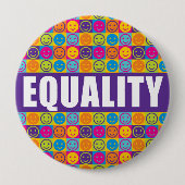 EQUALITY Diversity Human Rights Button (Voorkant)