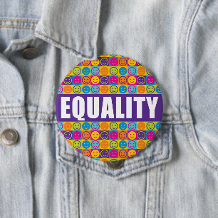 EQUALITY Diversity Human Rights Button