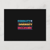 Equality Diversity Inclusion Briefkaart (Voorkant)