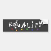 Equality Drk Bumpersticker (Voorkant)