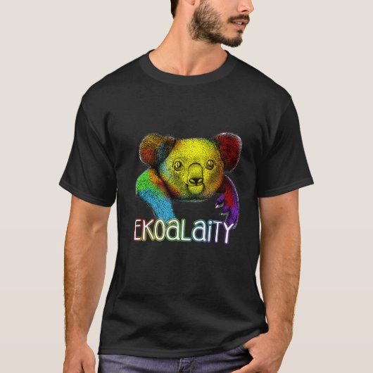 Equality Ekoality Cute Koala Rainbow Lgbt Pride F T-shirt (Voorkant)