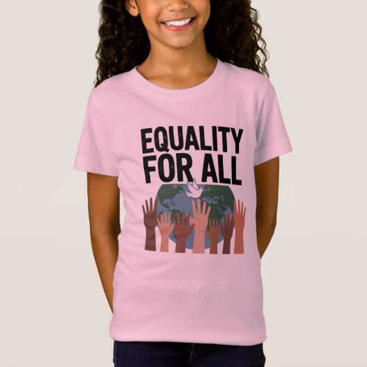 Equality For All – Human Rights Day 2025 T-shirt (Voorkant)
