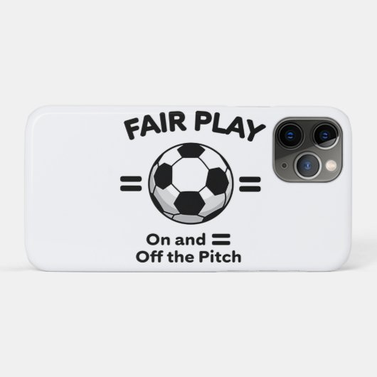 Equality Kickoff: Fair Play op en naast het veld Case-Mate iPhone Case (Achterkant (horizontaal))