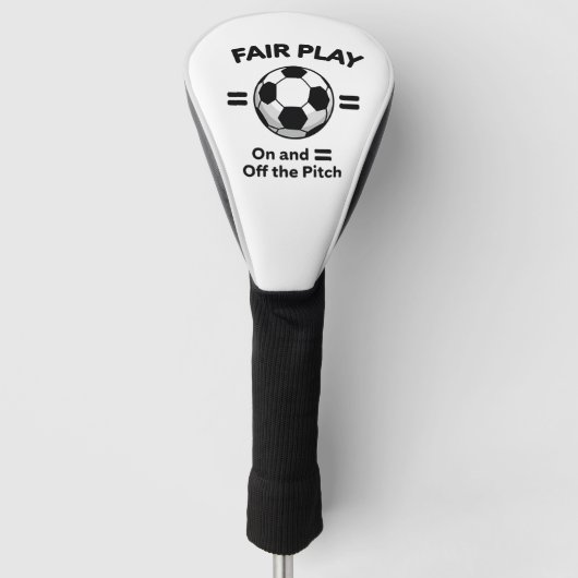 Equality Kickoff: Fair Play op en naast het veld Golfheadcover (Voorkant)