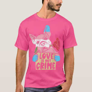 Equality Love is geen misdaad Transgender Pride Pa T-shirt