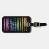 Equality Love Rainbow Brush Strokes LGBTQ ID656 Bagagelabel (Voorkant horizontaal)