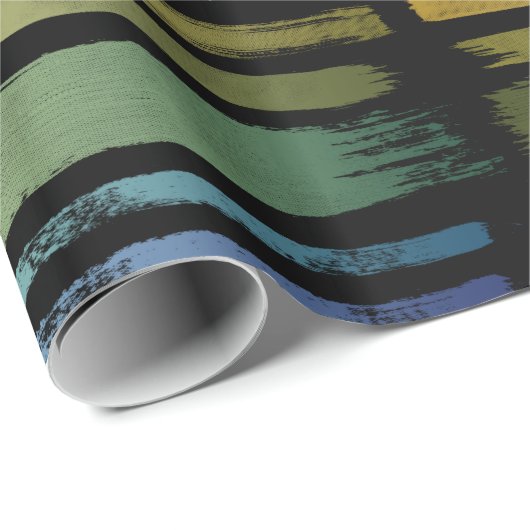 Equality Love Rainbow Brush Strokes LGBTQ ID656 Cadeaupapier (Rol Hoek)