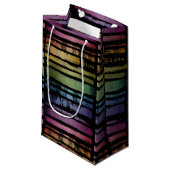 Equality Love Rainbow Brush Strokes LGBTQ ID656 Klein Cadeauzakje (Voorkant Gekanteld)