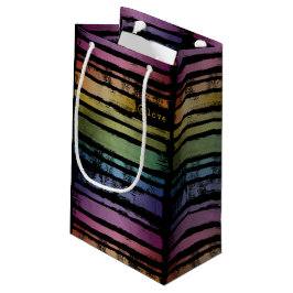Equality Love Rainbow Brush Strokes LGBTQ ID656 Klein Cadeauzakje