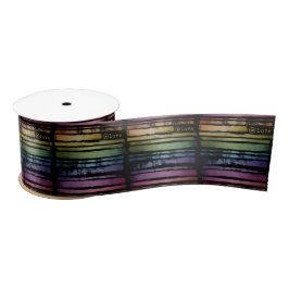 Equality Love Rainbow Brush Strokes LGBTQ ID656 Satijnen Lint