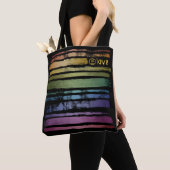 Equality Love Rainbow Brush Strokes LGBTQ ID656 Tote Bag (Dichtbij)