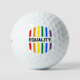 Equality Pride Rainbow Golfballen
