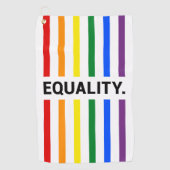 Equality Pride Rainbow Golfhanddoek (Voorkant)