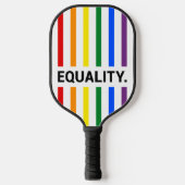 Equality Pride Rainbow Pickleball Paddle (Voorkant)