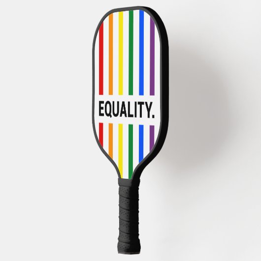 Equality Pride Rainbow Pickleball Paddle (Links)