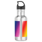 Equality Pride Regenboogkleuren - Waterfles (Achterkant)