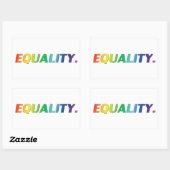 Equality Rainbow Pride Kleuren sticker - stickers (Vel)