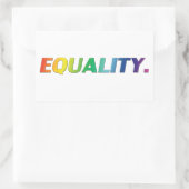 Equality Rainbow Pride Kleuren sticker - stickers (Tas)