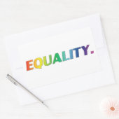 Equality Rainbow Pride Kleuren sticker - stickers (Envelop)