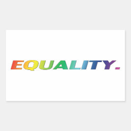 Equality Rainbow Pride Kleuren sticker - stickers