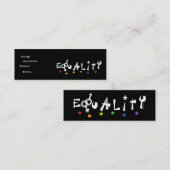 Equality Stars Profile Card Mini Visitekaartje (Voorkant / Achterkant)