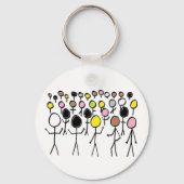 Equality Stickmen Sleutelhanger (Achterkant)