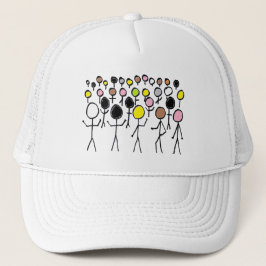 Equality Stickmen Trucker Pet