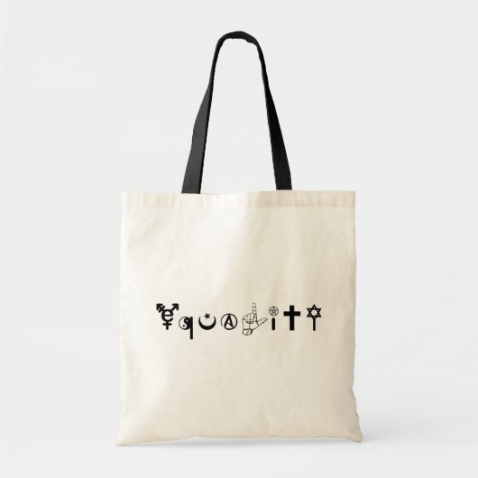 Equality Symbols Tote Bag (Voorkant)