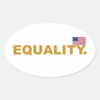 Equality USA Collectie 2 Ovale Sticker
