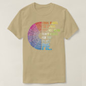 Equality Wheel Human Rights Feminist Lgbt-activist T-shirt (Design voorkant)