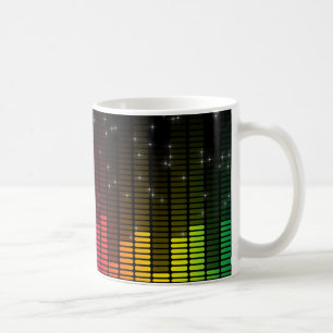 Equalizer Disco Licht Muziek Volume Koffiemok