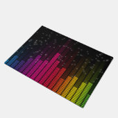 Equalizer Disco Lights Music Volume Deurmat (Schuin)