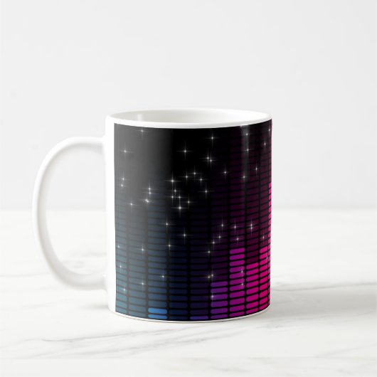 Equalizer Disco Lights Music Volume Koffiemok (Links)