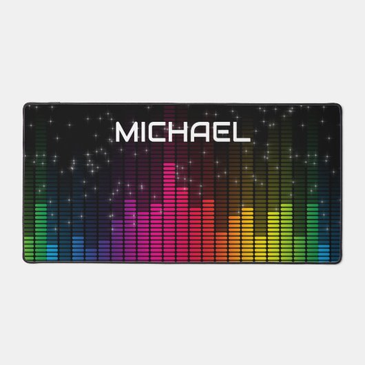 Equalizer Disco Lights Music Volume Personalised Bureaumat (Voorkant)