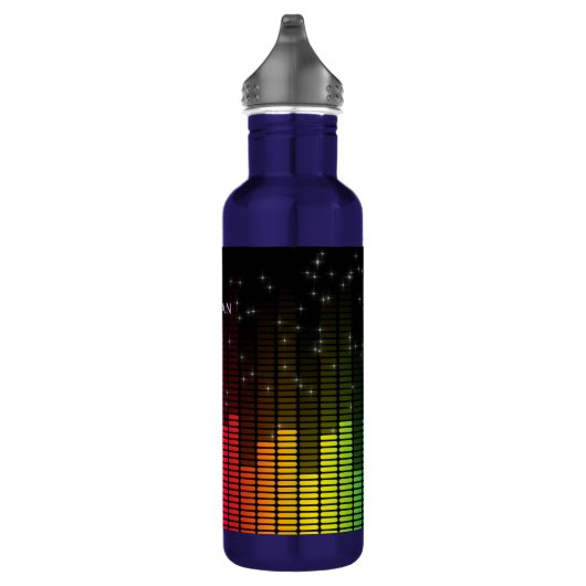 Equalizer Disco Lights Muziekvolume Gepersonalisee Waterfles (Rechts)