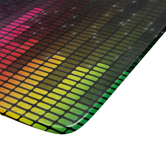 Equalizer Disco Music Cutting Board Snijplank (Hoek)
