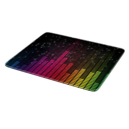 Equalizer Disco Music Cutting Board Snijplank (Hoek)