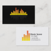 Equalizer - Geel Visitekaartje (Voorkant / Achterkant)