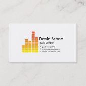 Equalizer - Geel Visitekaartje (Achterkant)