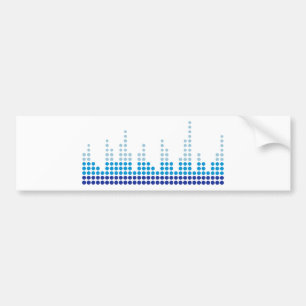 Equalizer muziek bumpersticker