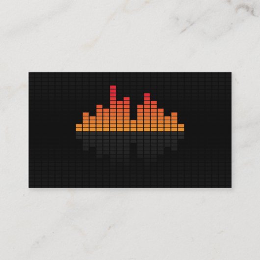 Equalizer - Oranje Visitekaartje (Voorkant)