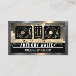 Equalizer   PLATENSPELER   Muziekgeluidsnotities Visitekaartje