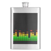 Equalizer Vibes from the Beat of DJ Music Black Heupfles (Voorkant)