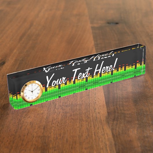 Equalizer Vibes from the Beat of DJ Music Black Naambordje (Zijkant)