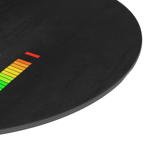 Equalizer Vibes from the Beat of DJ Music Black Snijplank (Hoek)