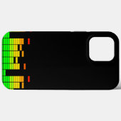 Equalizer Vibes from the Beat of DJ Music Case-Mate iPhone Case (Achterkant (horizontaal))