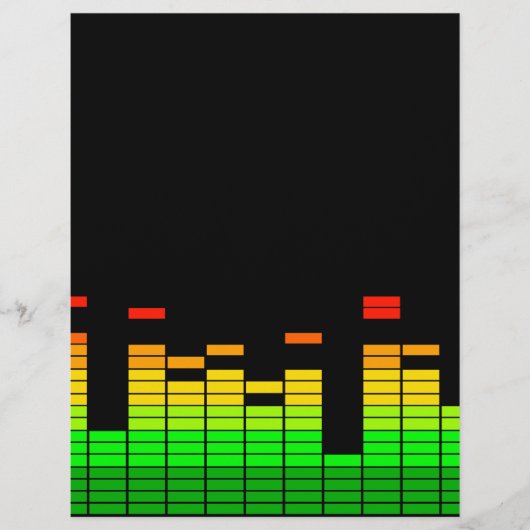 Equalizer Vibes from the Beat of DJ Music decor (Voorkant)