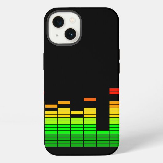 Equalizer Vibes from the Beat of DJ Music iPhone Hoesje (Achterkant)