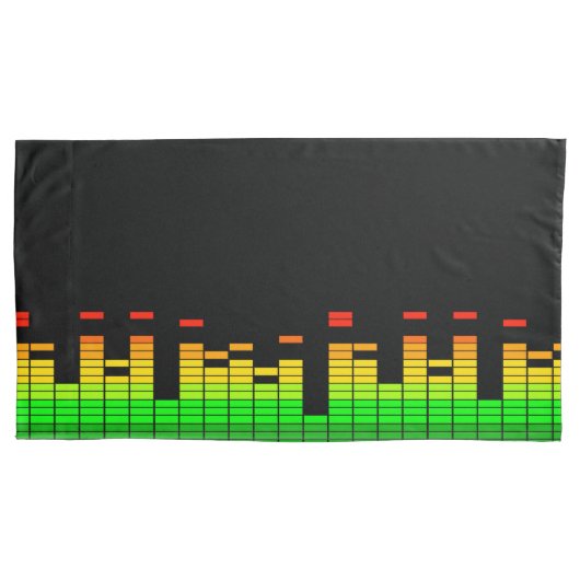 Equalizer Vibes from the Beat of DJ Music Kussensloop (Voorkant-Links)